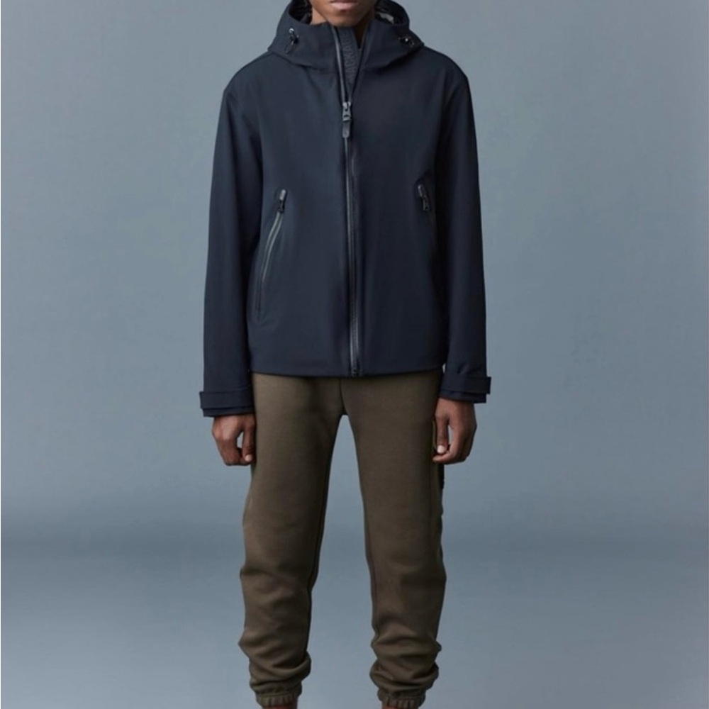 NWT MACKAGE Dorian hooded zip-up jacket